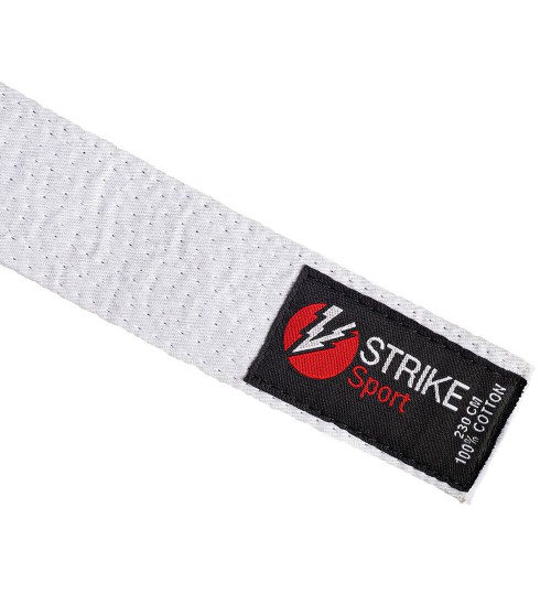 Strike Sport Plain White Belt